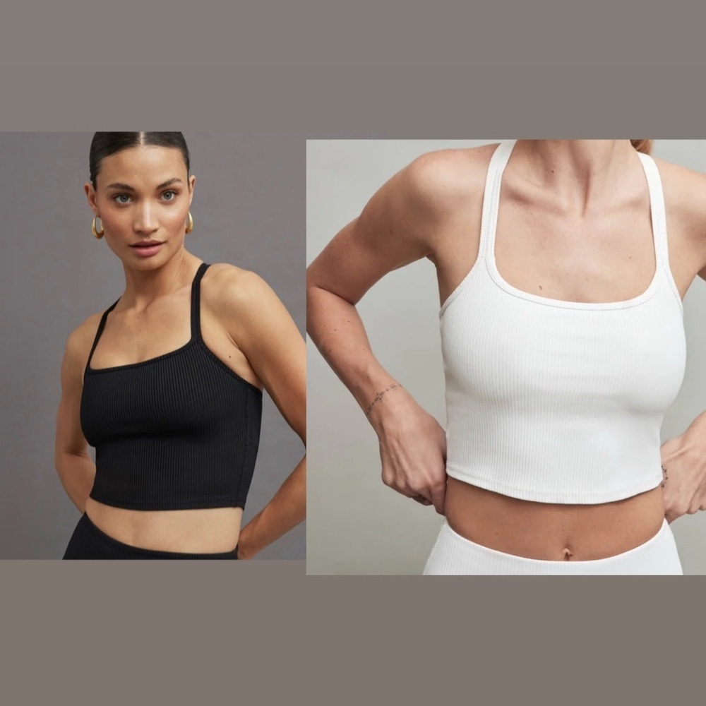 2! Carbon38 Bundle 
Ribbed Cami Bras